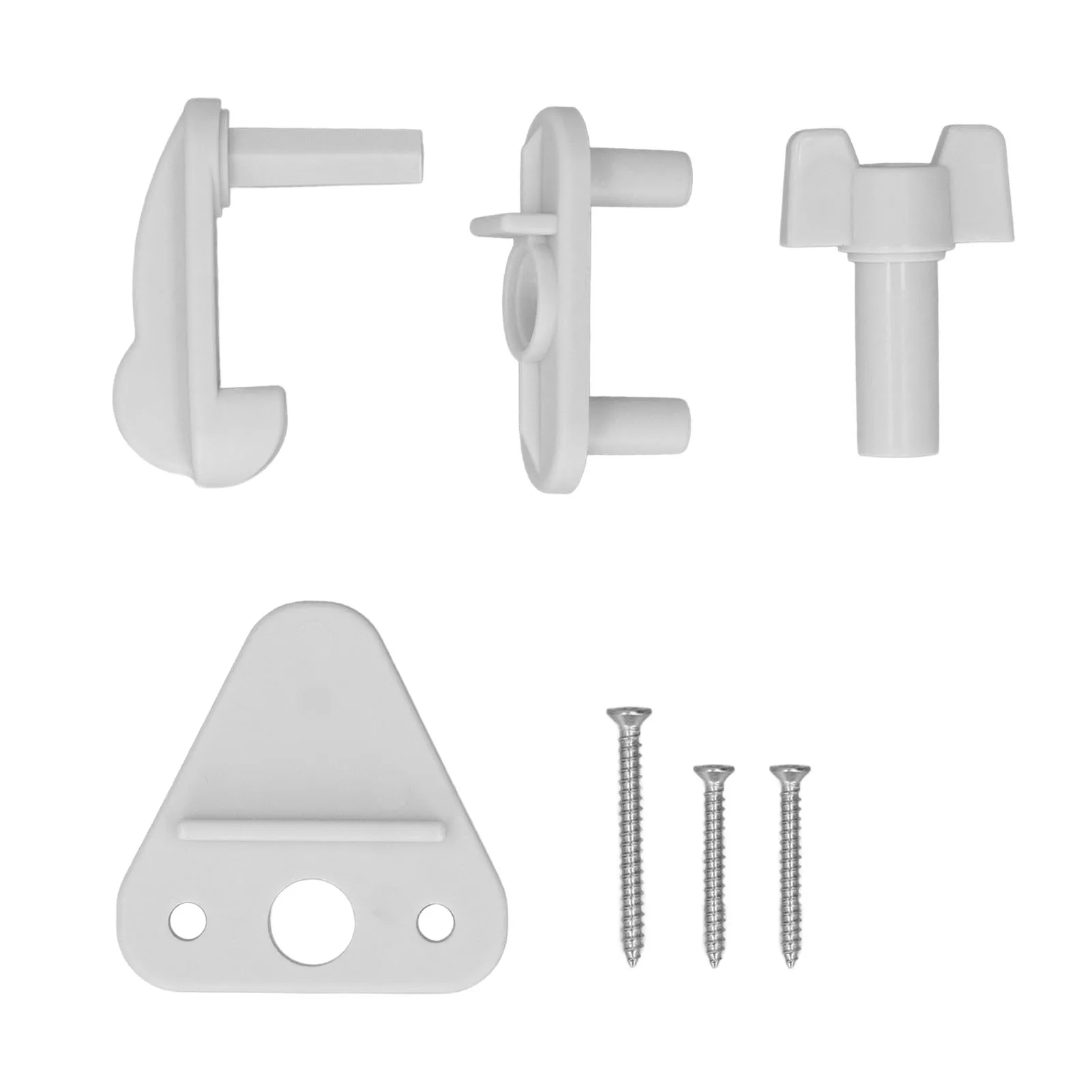 Pontoon Boat Accessories Door Latches ABS 2 Set Pontoon Boat Gate  Replacement Kit for 1 To 1.25in Pontoon Boat Gate Latch