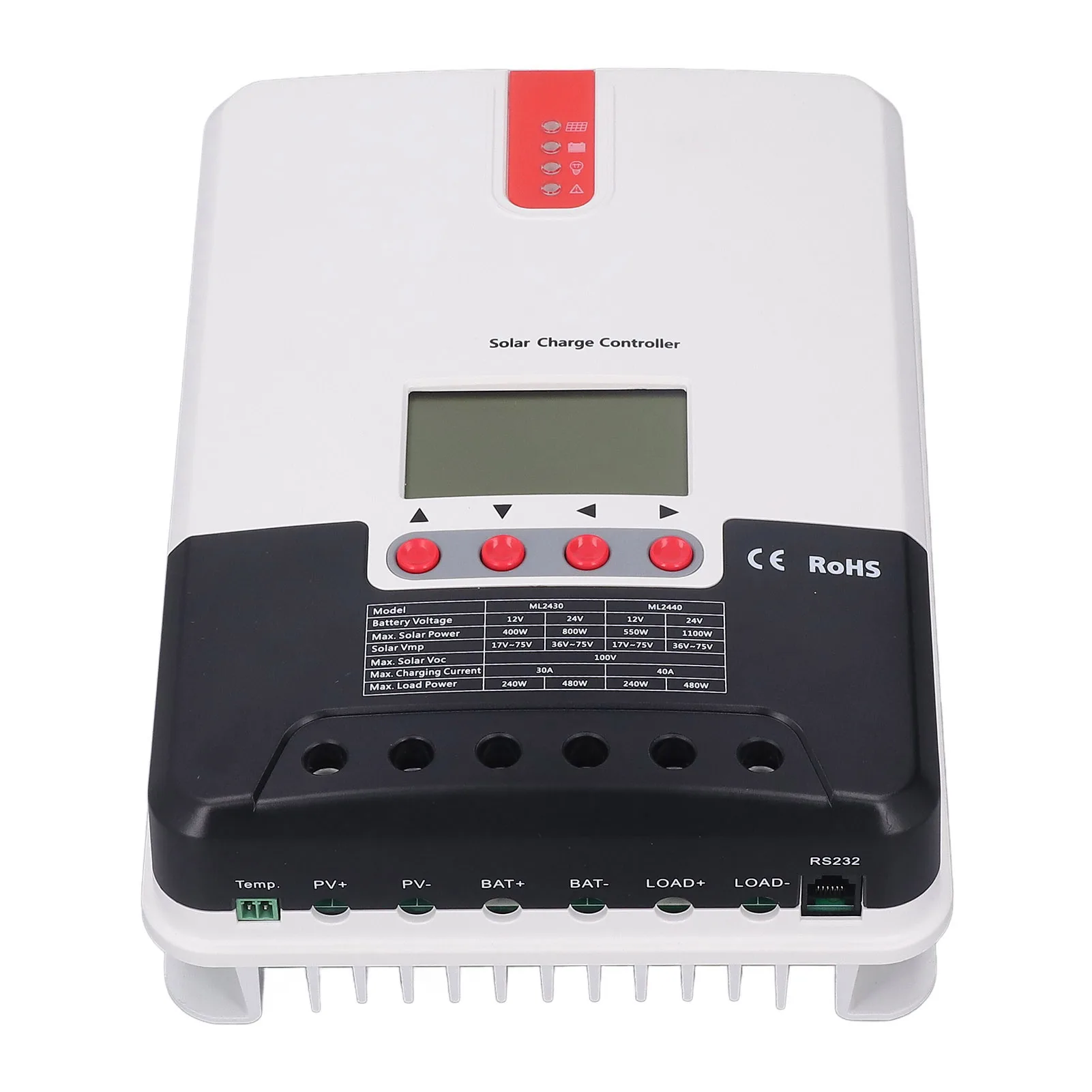 Solar Controller Solar  and Discharge Regulator IP32 with Temperature Compensation Function for Home Emergency Equipment