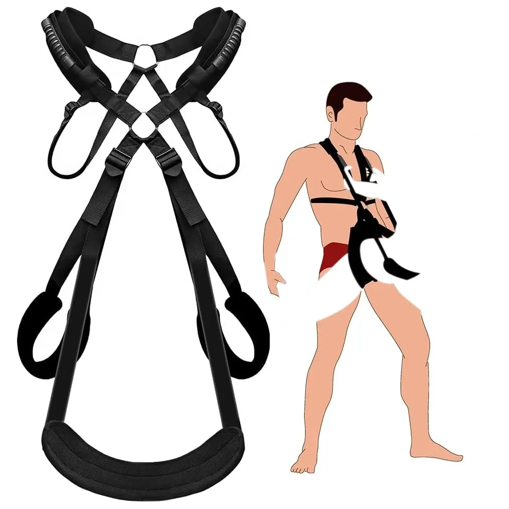

BDSM Bondage Love Slings for Couples Sex Swing Set with Adjustable Strap Adult Sex Toy Soft Plush Padding Mat Sex Restraints Toy