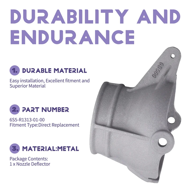 يصلح ل FX WAVERUNNER FX كروزر HO SHO SVHO FZS FZR PWC فوهة عاكس التوجيه 6S5-R1313-01-00 يستبدل-X67A