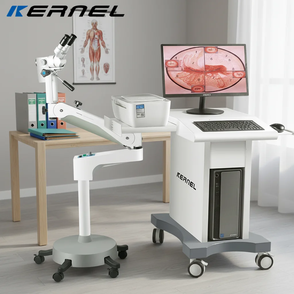 2026 Hot Selling Optical Medical Vaginal KN-2200B Gynecological Colposcopy Advanced Digital Video Binocular Optical