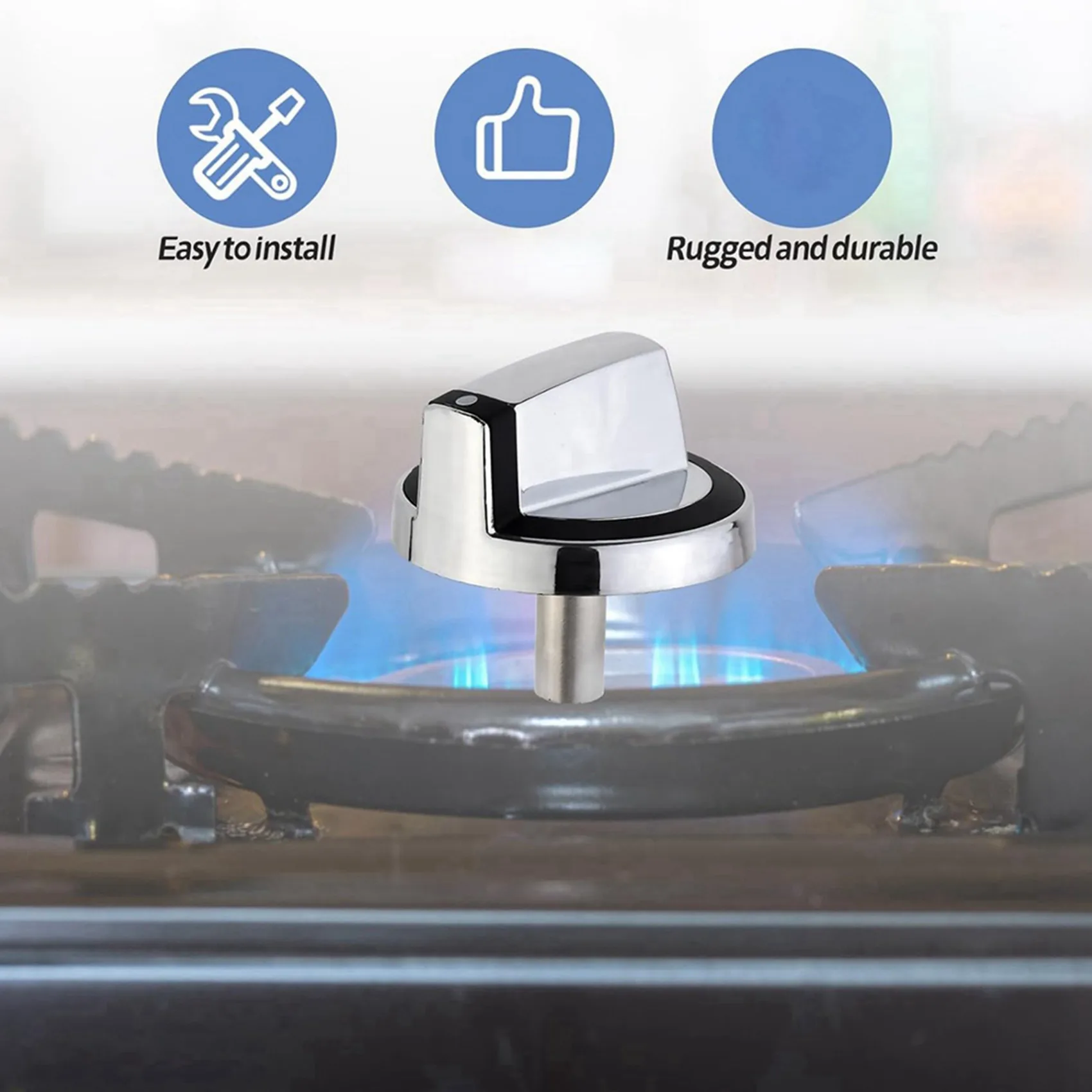 W10284885 Stove Control Knob Compatible With For Whirlpool Range Oven Burner, Replacements Part WPW10284885, (20 Pack)-AT30