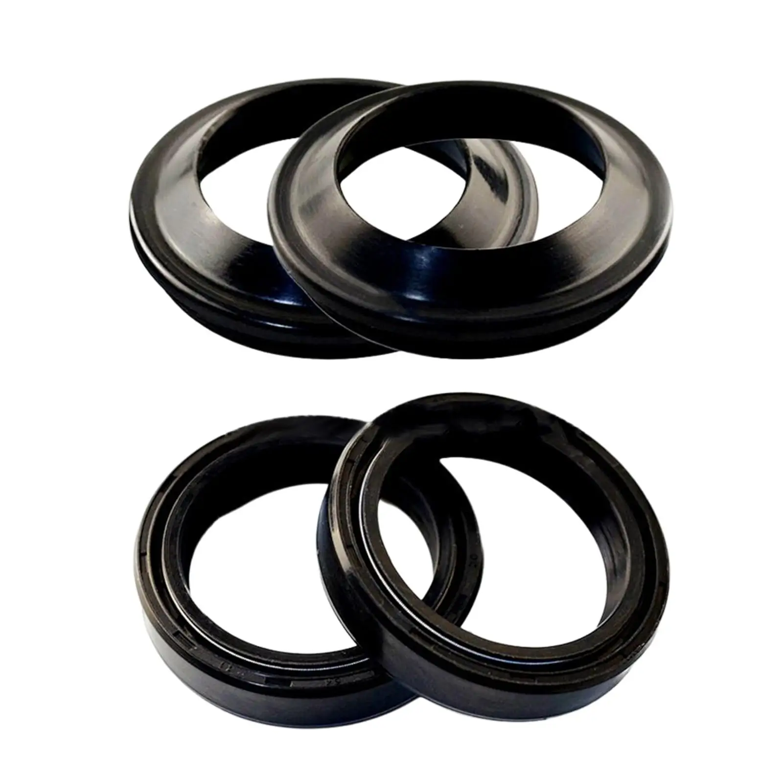 Motorcycle Fork Seal and Dust Seal Kit Rubber 48x61x11mm for Yamaha Fjr1300 Fjr1300A Xvs650 Fjr1300AE Replace Parts