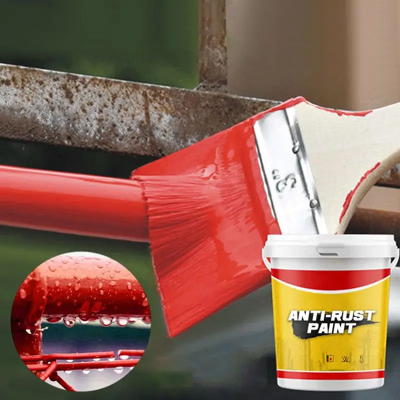 Pintura Waterborne Anti Ferrugem, Anti-Corrosão, Impermeável, Pintura De Metal Vermelho, Pintura Mecânica, Renovação Da Porta De Ferro