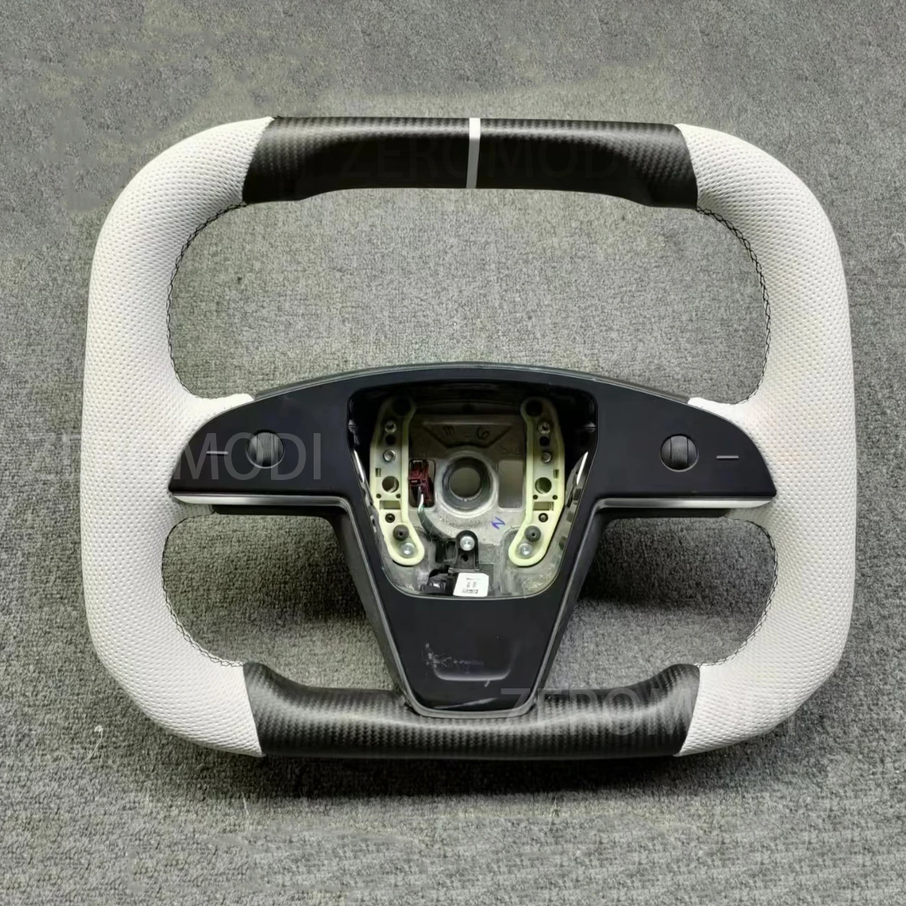 

New Style For Tesla Model X Model S 2021 2022 Carbon Fiber Steering Wheel Yoke Steering Wheel