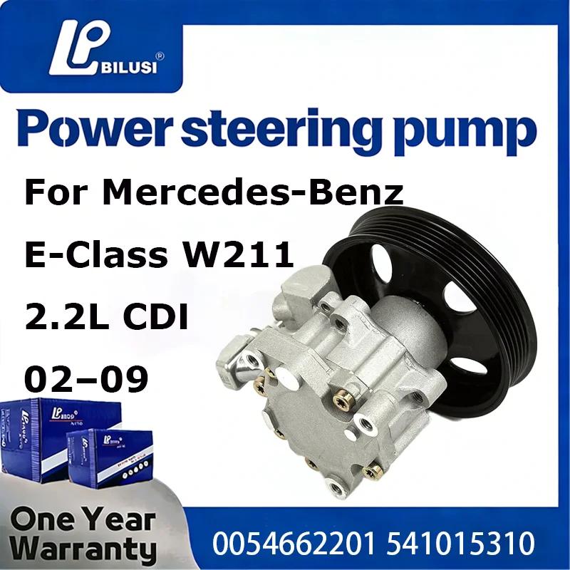

BILUSI Power Steering Pump For MERCEDES S-CLASS W220 S320 S280 S430 S500 0054662201 541015310 0024663701