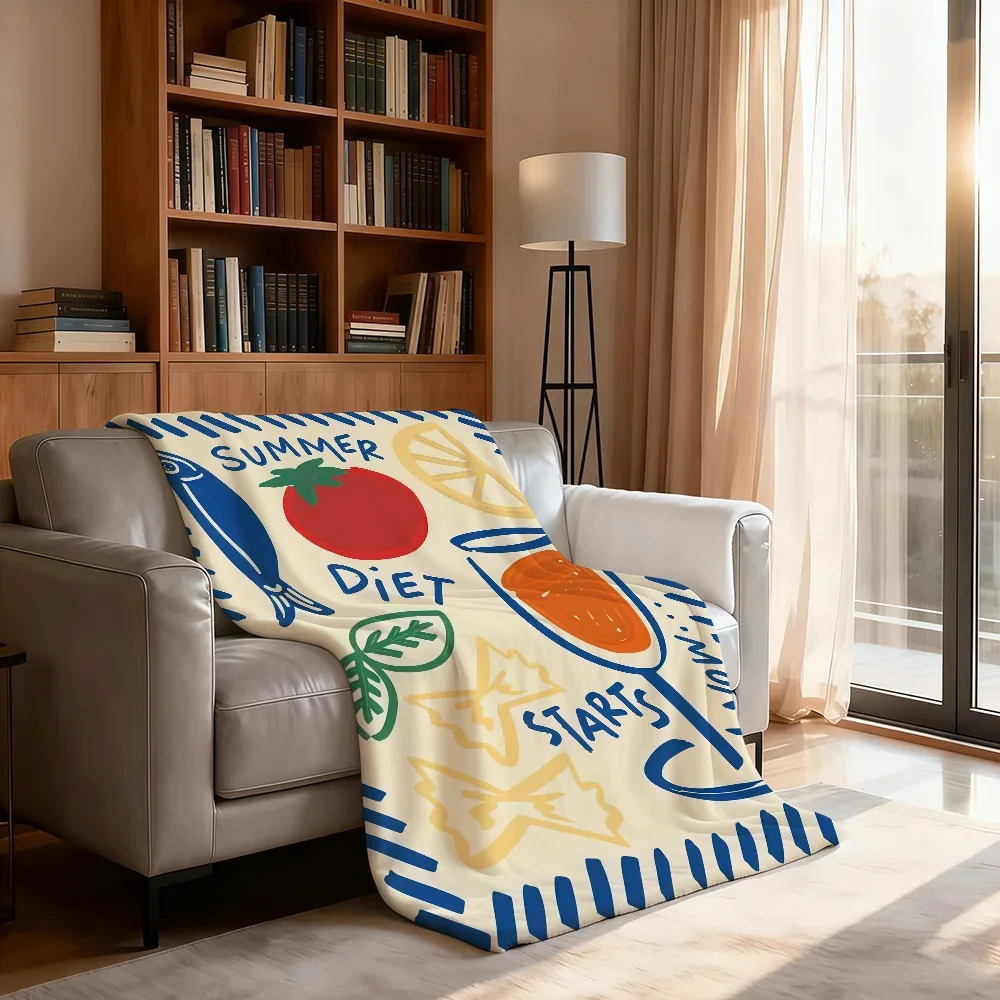 Start Dieting Now Blanket For Soft Throw Blanket for Picnic Bed Sofa Home Bedroom Cozy Warm Comfortable