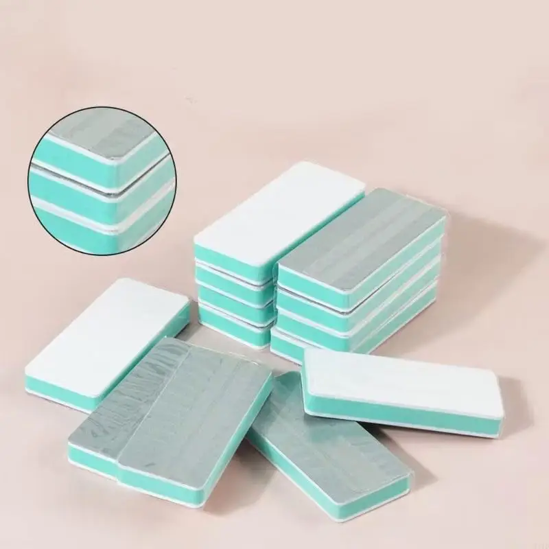 Flexible Abrasive Sponge Blocks, 50-Piece Double-Sided Set for Sanding Curved Areas and Grooves on Resin, Plastic, M4YD