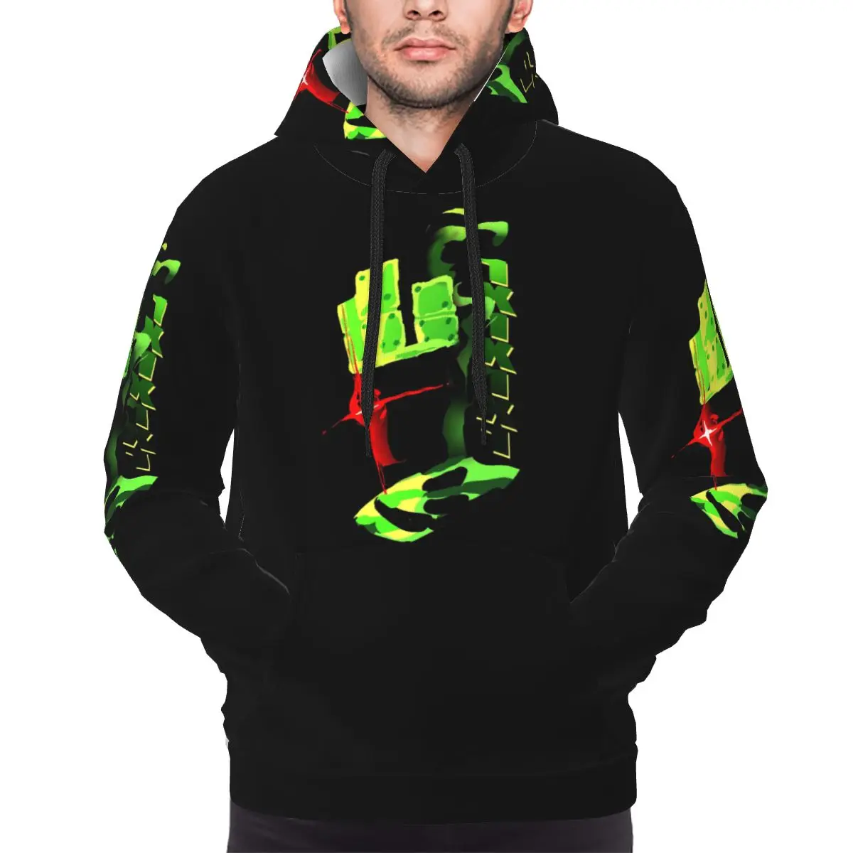 

Forsaken 1x1x1x1 Headshot Hoodies Hip Hop Pullover Autumn Winter Men's Women's Sweatshirts Long Sleeve Tops