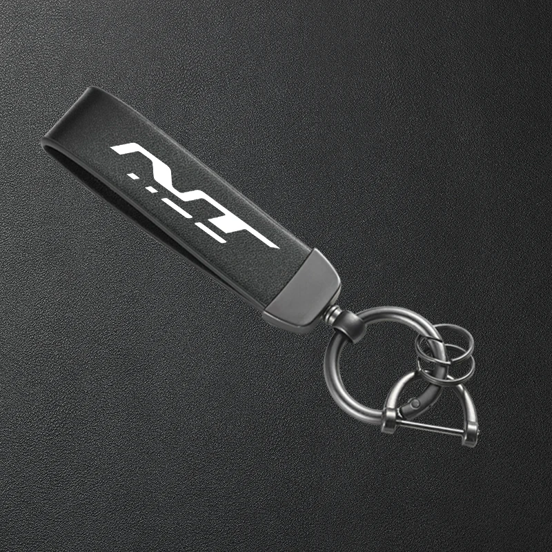 For HONDA NT1100 NT 1100 nt1100 nt 1100 Motorcycle High-Grade Leather Keychain Metal Keyring Accessories
