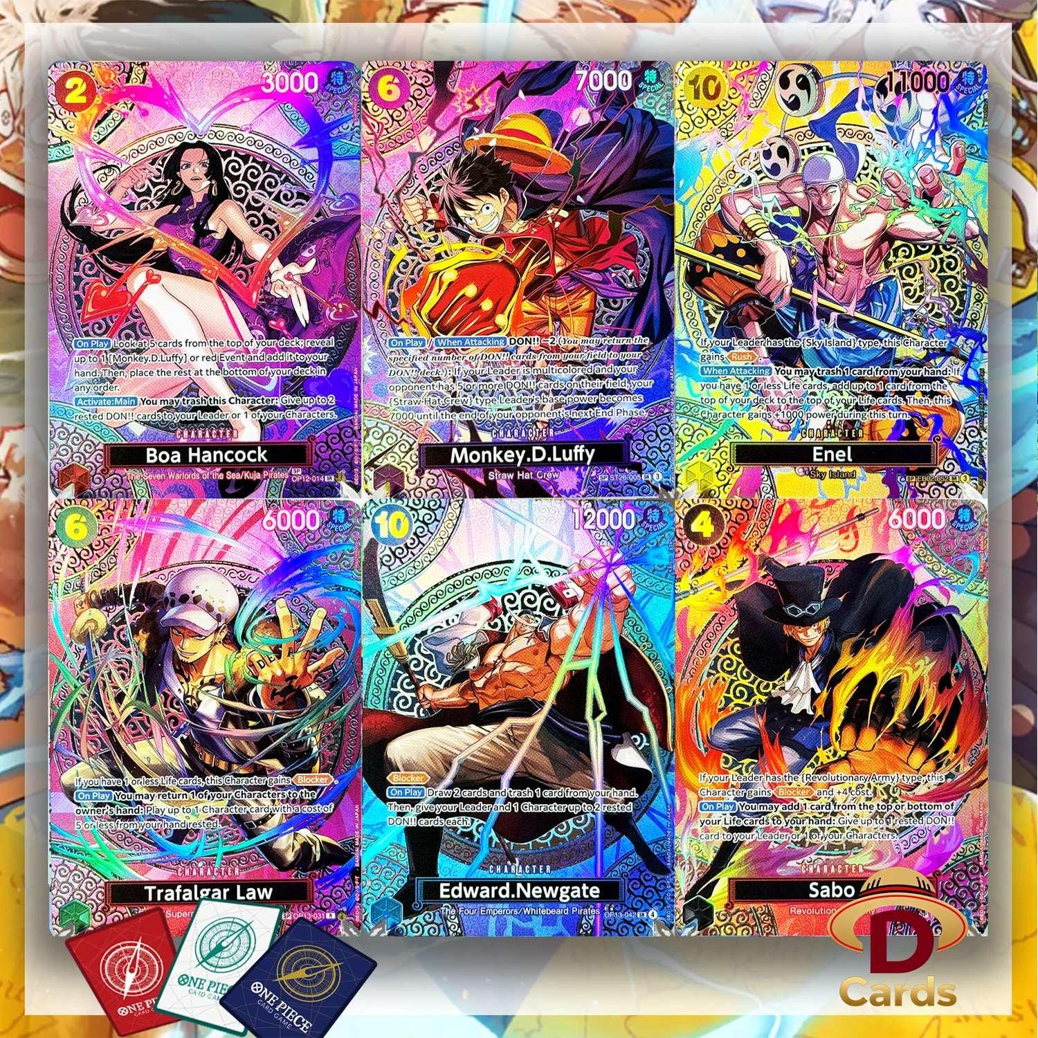 Tarjeta Coleccionable de One Piece, OTCG OP15 SP, Tarjeta Rara, Réplica DIY de Alta Calidad, Texturas, Artículos Coleccionables de Anime, Tarjetas Proxy con Lámina Holográfica