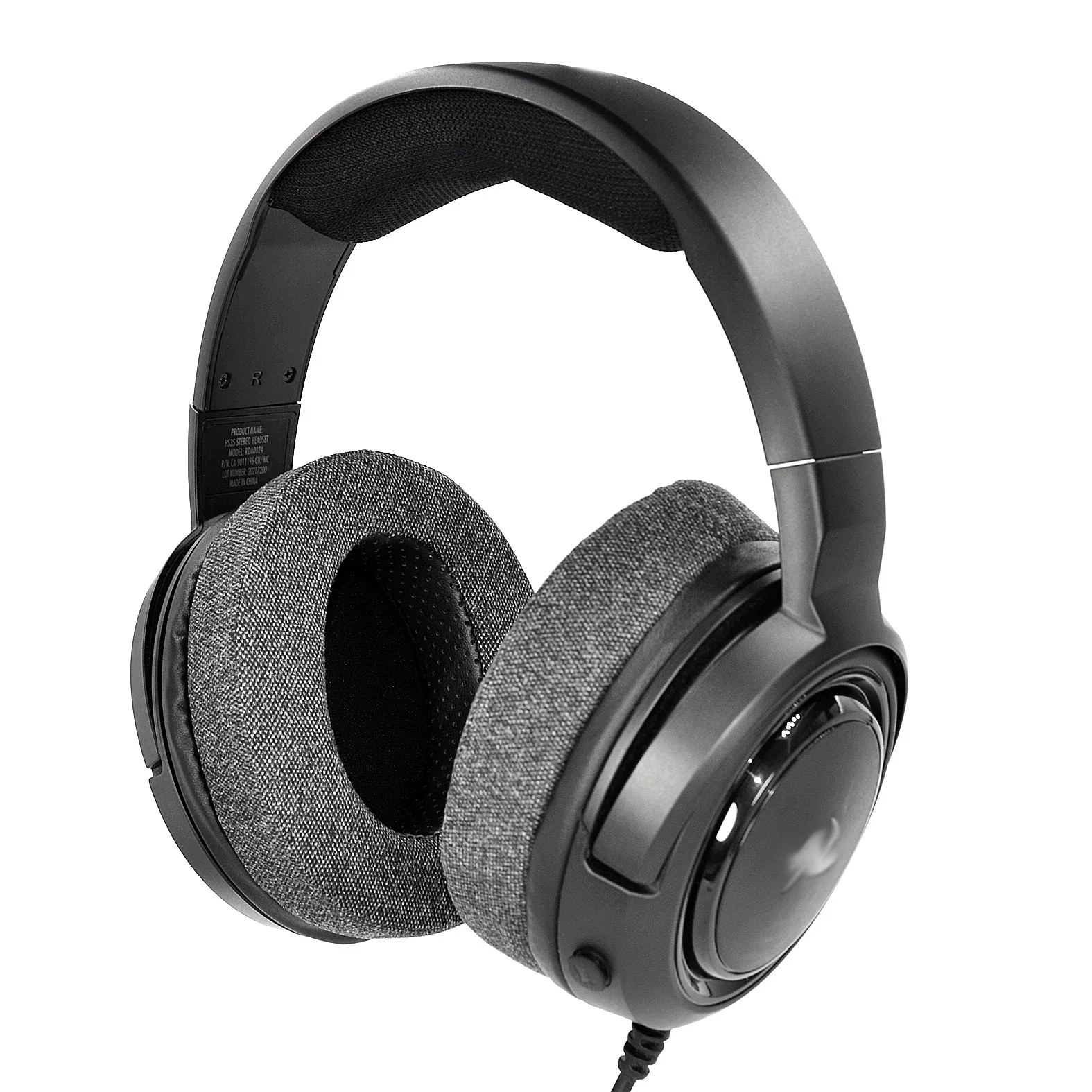 

TAMUM Soft Foam Protein Leather Ear Pads Compatible For CORSAIR HS35 HS40 HS50 HS60 HS70 PRO Headset Earmuffs Repairing Parts ，