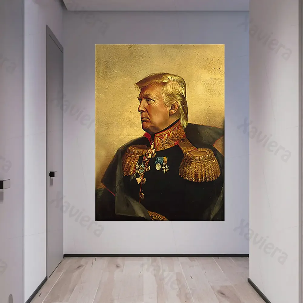 Donald Trump HD Portrait Canvas Art  Modern US President Wall Decor for Living Room Family Room  HighQuality Print Poster for Ho