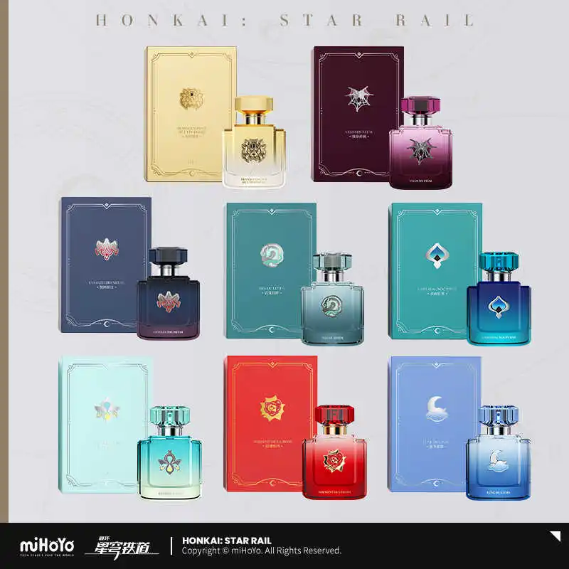 

Game Honkai Star Rail Official miHoYo Jingyuan Blade Dan Heng Firefly Jingliu Galaxy Fragrance Series Collection Props