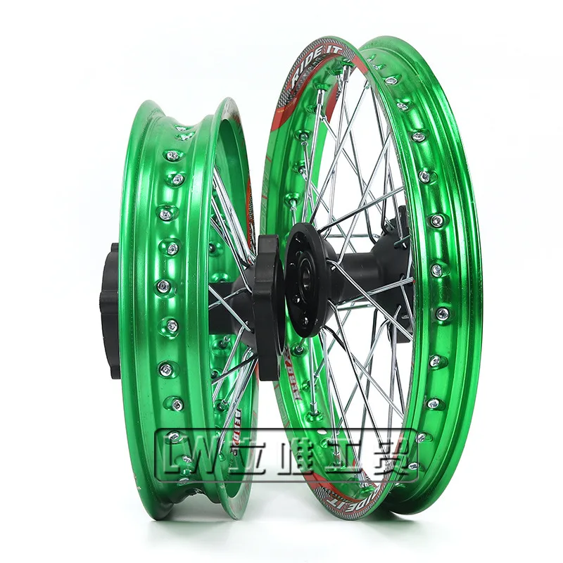 Off-road Motorcycle Wheel Aluminum Wheel 60/100-14 Inch Aluminum Wheel 80/100-12 Inch Tire