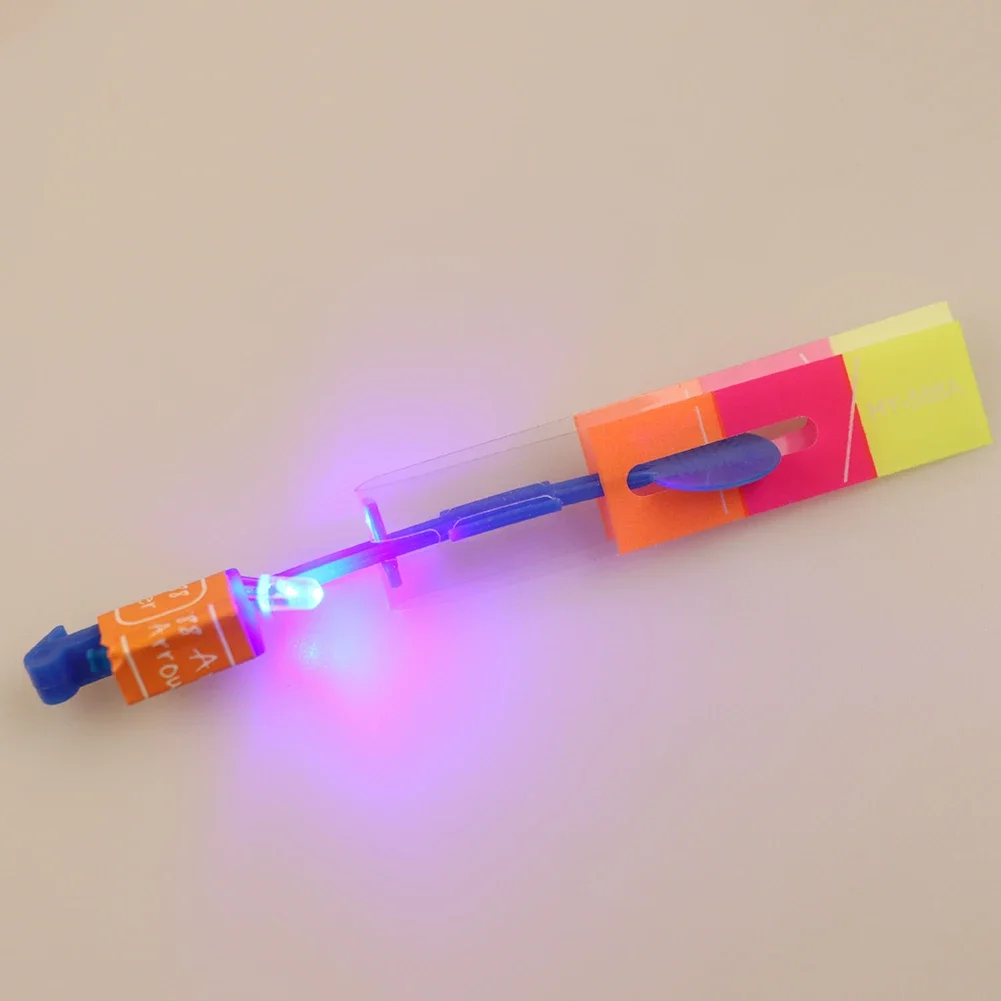 Outdoor Shining Rocket Flash LED Light Night Rocket Catapult Night Luminous Slingshot Toy Children Gift