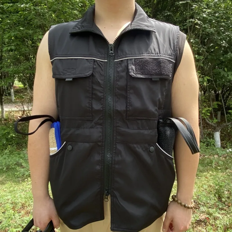 

Одежда для дрессировки собак, жилет для дрессировки собак, многофункциональный жилет с большим карманом, жилет против царапин, специально для дрессировки собак