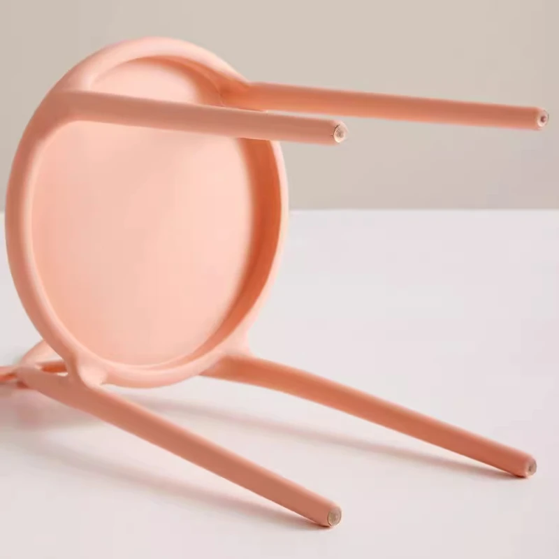 Nordic Style Butterfly Chairs, Modern and Simple Dining Chairs with Thickened Backrest Plastic Seats for Milk Tea Shop and Desk