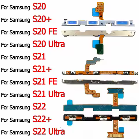 Key Power On Off Volume Switch Replacement For Samsung Galaxy S21 Plus S21+ S22 Ultra 5G S22+ S20 FE S20+ Flex Cable