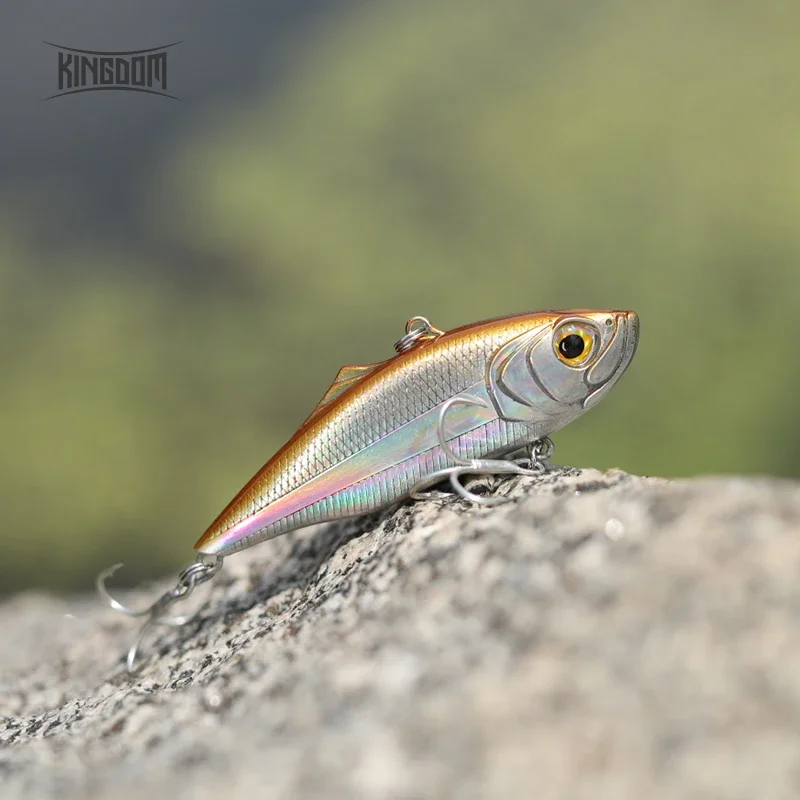 Kingdom VIB Fishing Lures Sinking Artificial Bait Good Action Wobblers Lure 60mm 75mm Fishing Swim Hard Baits for Ice Fishing
