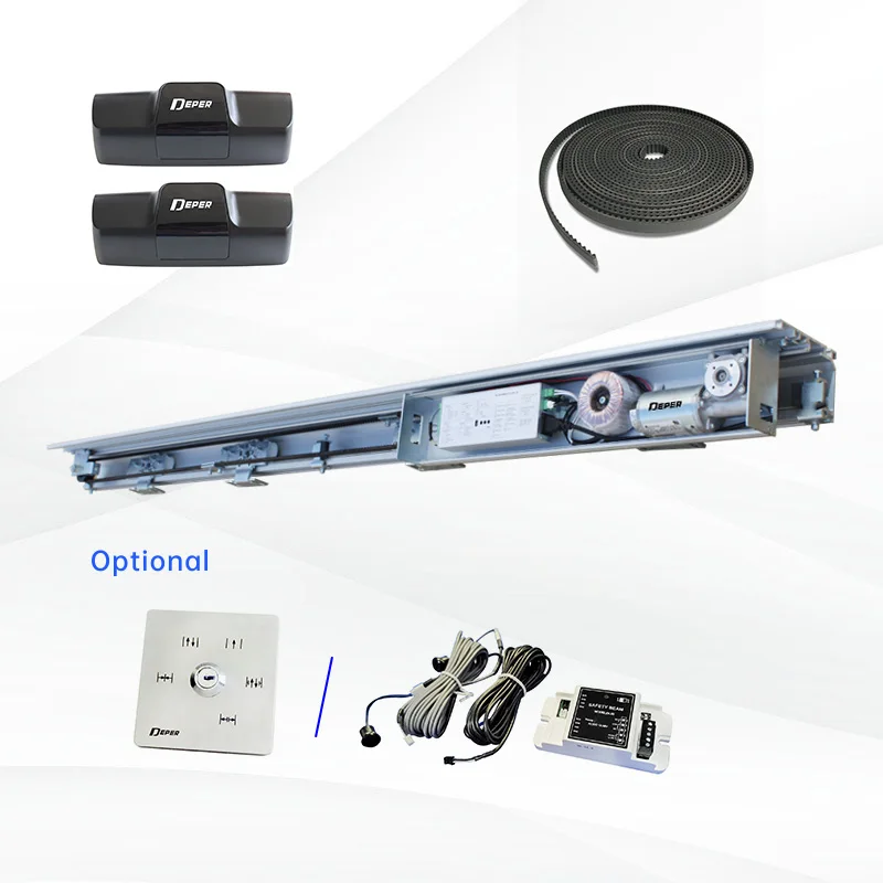 Infrared Sensor Easy Installation Commercial Automatic Entrance System Automatic Sliding Door Operator For Glass Door