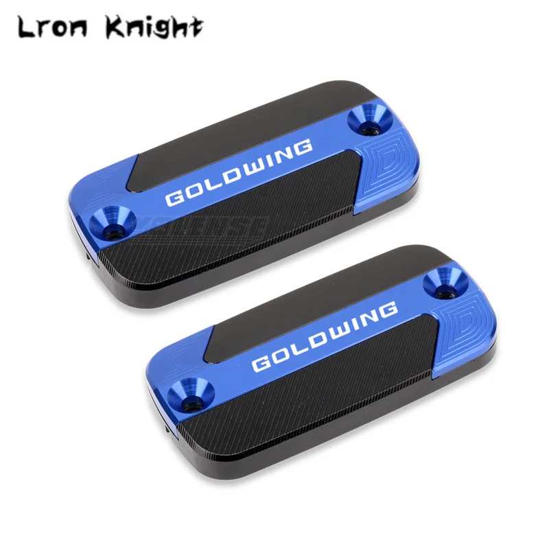 Dla HONDA Goldwing GL1800 GL1500 GL 1800 VTX 2010-2018 aluminiowy CNC do motocykla przednie zbiornik hamulcowy zbiornik płynu przykrywka do kubka oleju
