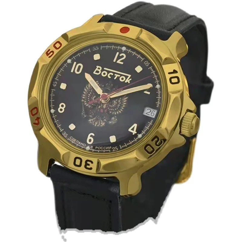 Military watch Russian double-headed eagle commander mechanical watch men's watch waterproof luminous