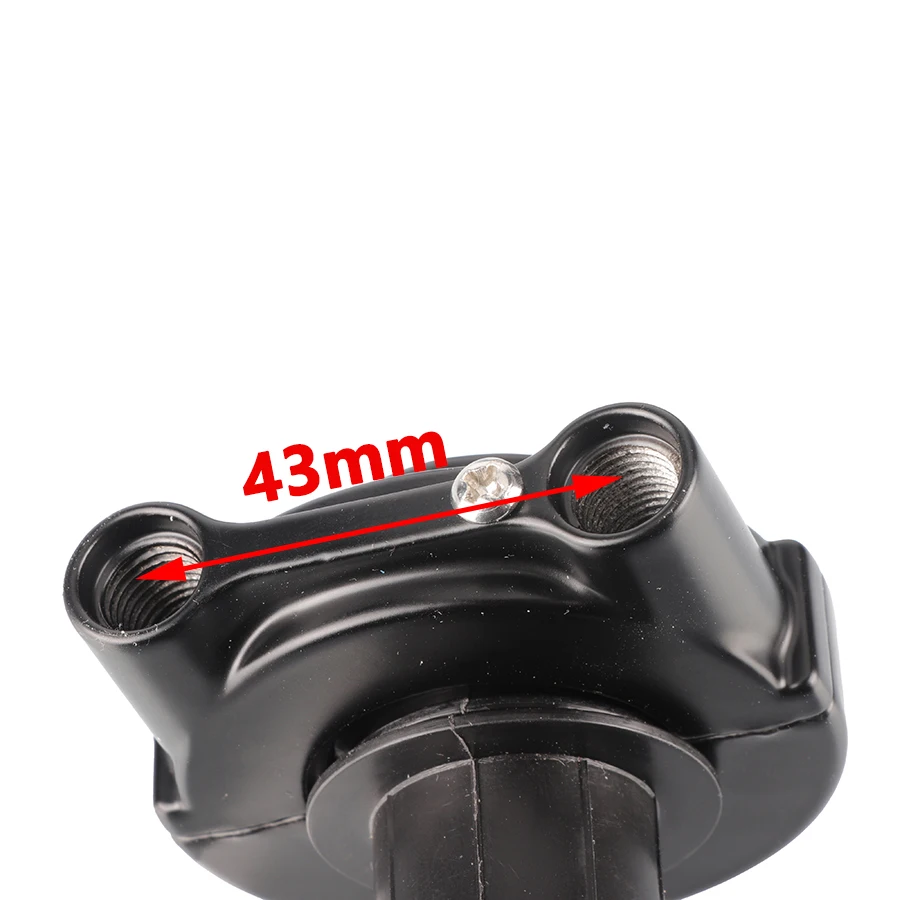 22mm Motorcycle Handlebar Modified Large Displacement Large Twist Oil Domino Oiler Turn Handle Double Line Throttle Seat