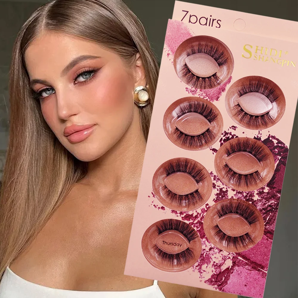 

3/7 Pairs Fluffy Soft Mink Lashes Wispy Thick False Eyelashes Strip Makeup Volume Eyelash Extension Natural long Eye Lash cilios