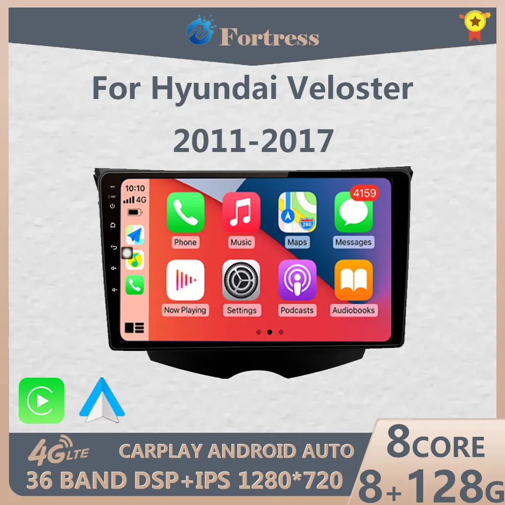 

Android 13 для Hyundai Veloster FS 2011 - 2017 GPS беспроводной автомобильный радиоприемник мультимедийный видеоплеер навигация Bluetooth Сенсорный экран