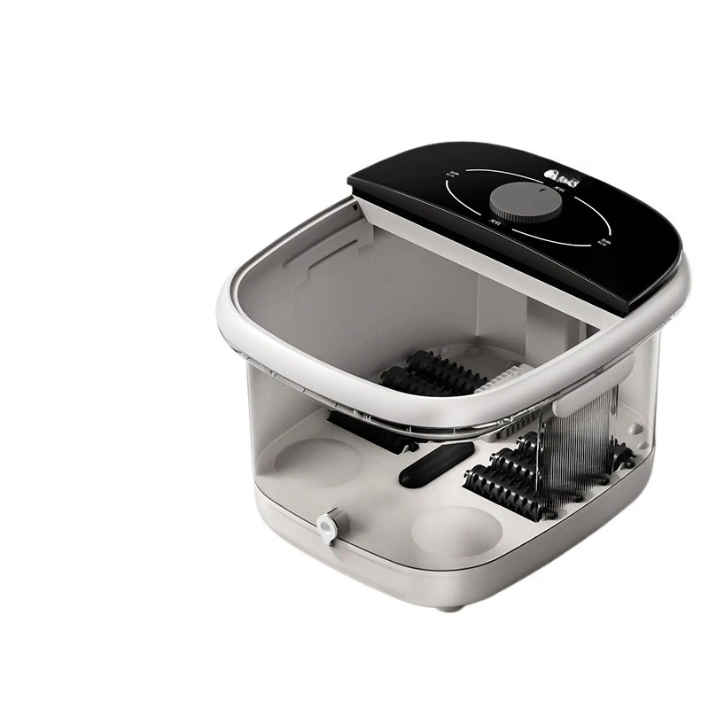 Fully Automatic Heating Constant Temperature Foot Bath Bucket for Home Use, Electric Massage Device, Deep Foot Bath Basin,