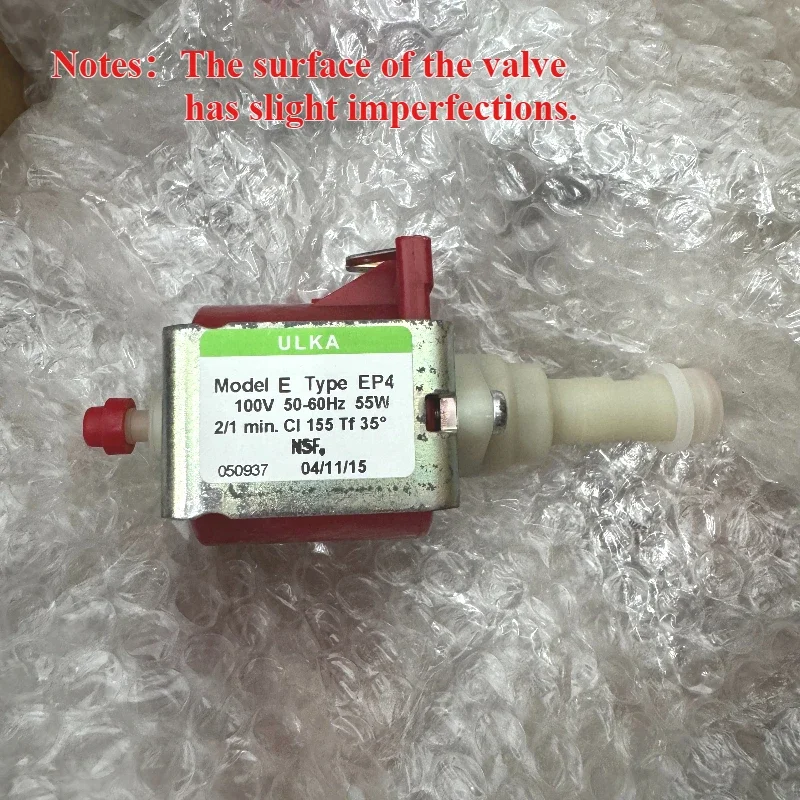 Italy ULKA EP4 AC 100V 50-60HZ 55W Water Electromagnetic Plunger Pump Solenoid Mute Pump High Pressure for Coffee Machine