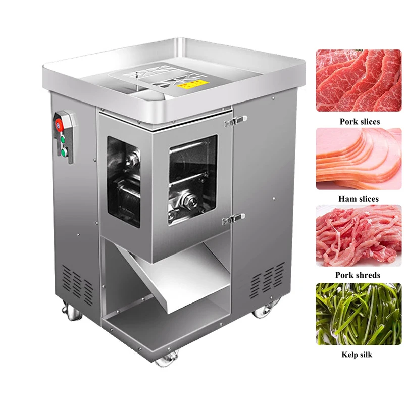 2025 Commercial Meat Cutter Machine Double Incision Electric Meat Slicer Multifunctional Meat Shredder Machine Vegetable Cutter