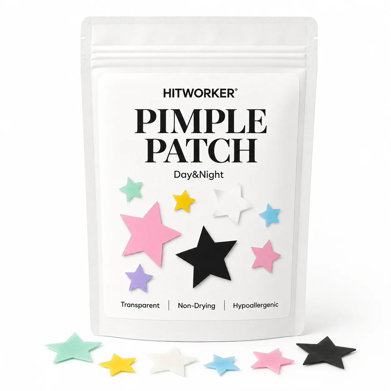 240PCS Pimple Cover Patches, Clear-Look Hydrocolloid Beauty Patches For Day And Night Use, Easy Peel Spot Cover
