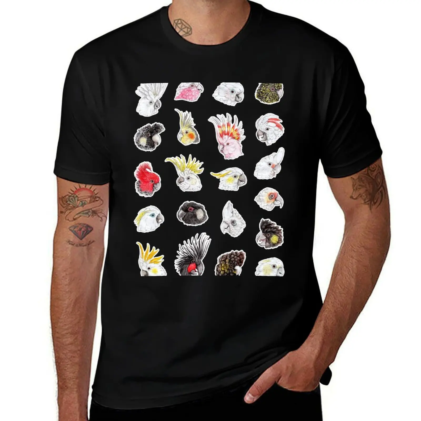 

21 Cockatoos (in black) T-Shirt Simple Trendy Casual T-Shirt