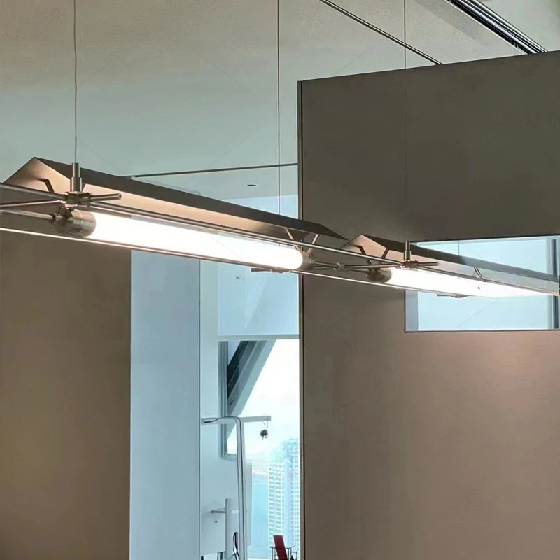 

Minimalist Mazar Chandelier Industrial Style Art Creative Designer Restaurant Light Office Front Desk Long Decorative