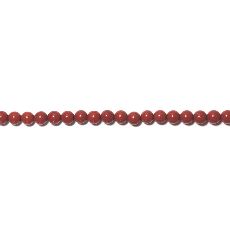 4/6/8/10mm Real Natural Red Coral Stone Beads For Jewelry Making Smooth Loose Beaded DIY Armband Necklace Earring Bag Wholesale image 4