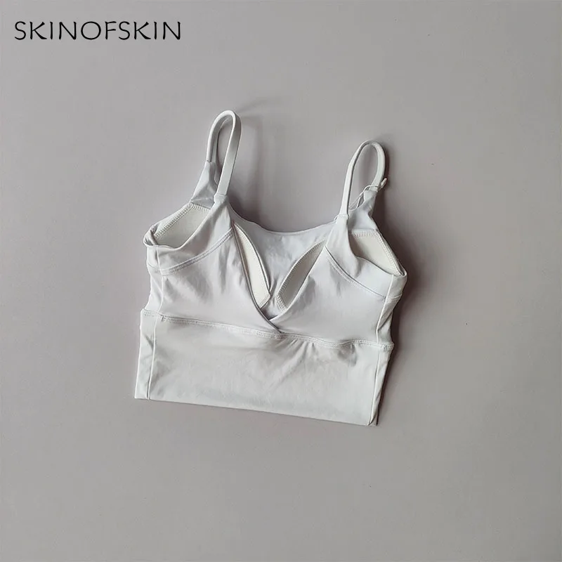 Beautiful Back Sports Underwear Women Running Shockproof Sagging Fitness Yoga Clothes V-shaped Fixed Cup Training Wenchest