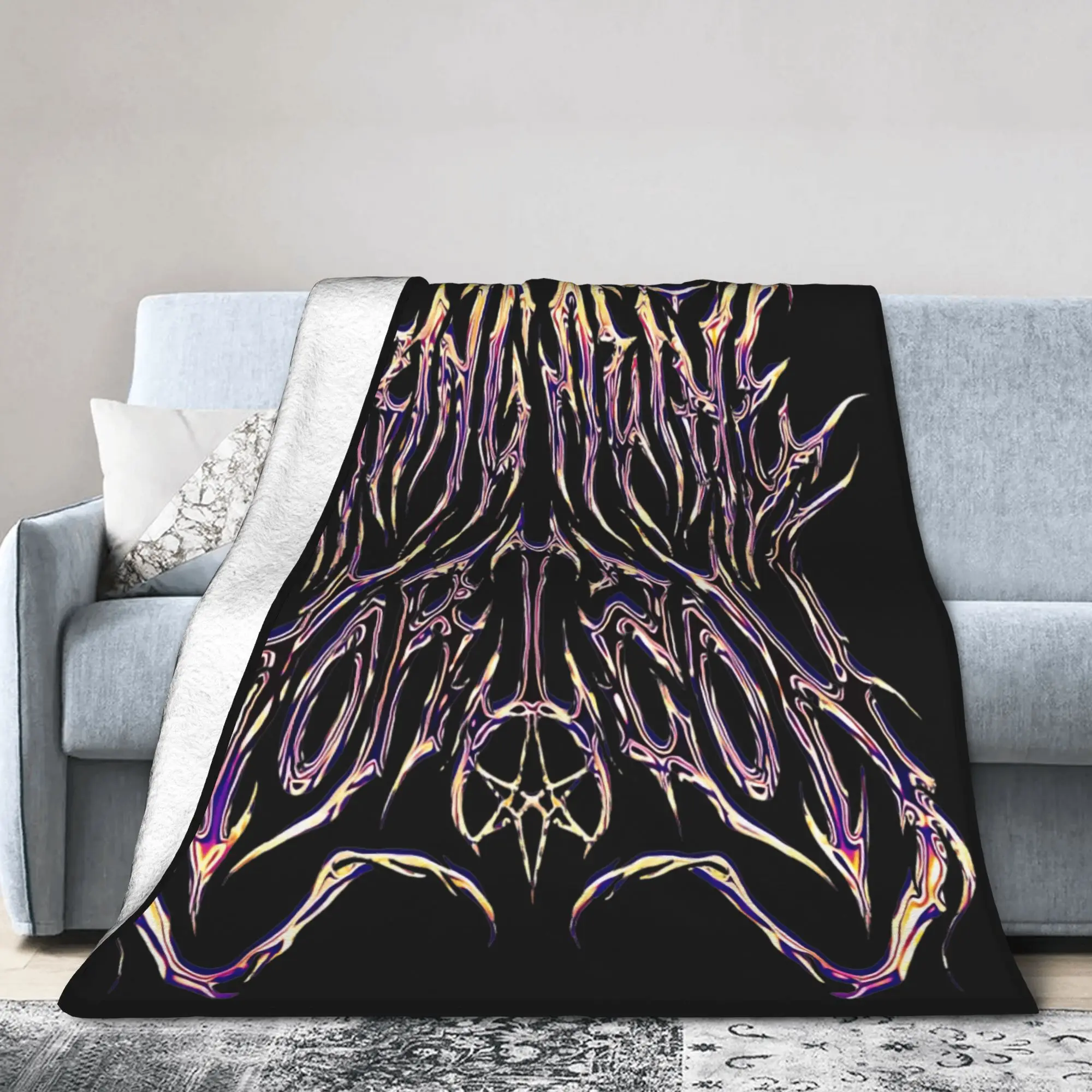 BMTH Bring Me The Horizon Blankets Quality Warm Soft British Rock Band  Throw Blanket Spring Decorative Bedroom Print Bedspread