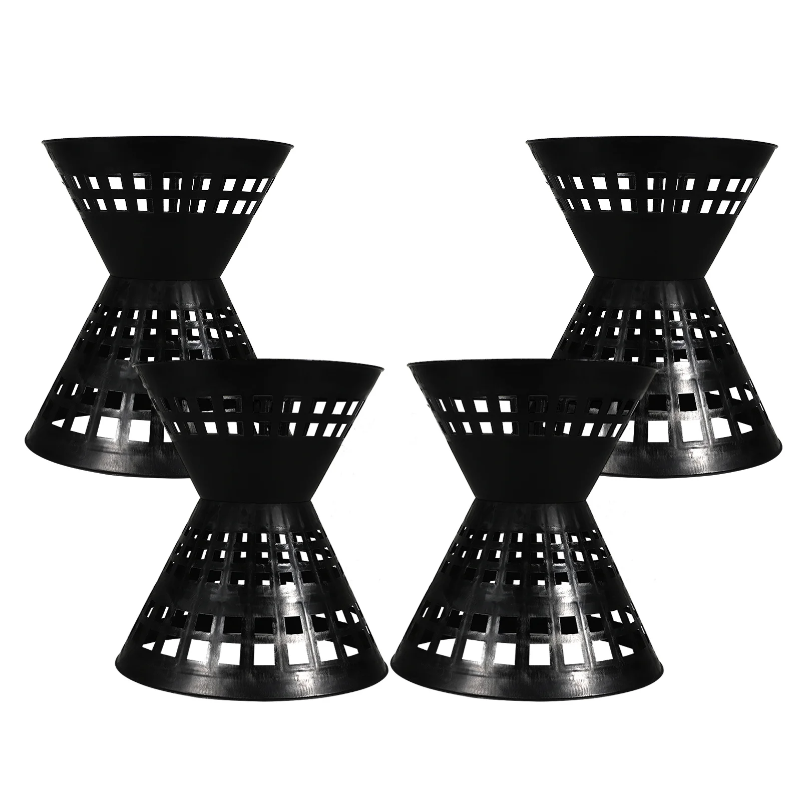 Base de arreglo de flores, soporte de fijación de flores estable de diseño hueco para fiesta de boda, suministros florales Diy, 4 Uds.