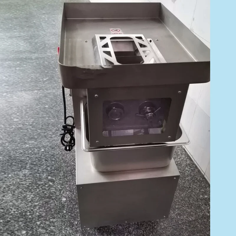 Food Processing Equipment Commercial Meat Slicing Machine Vertical Type Slicer Electric Meat Cutting 3000W Large Power