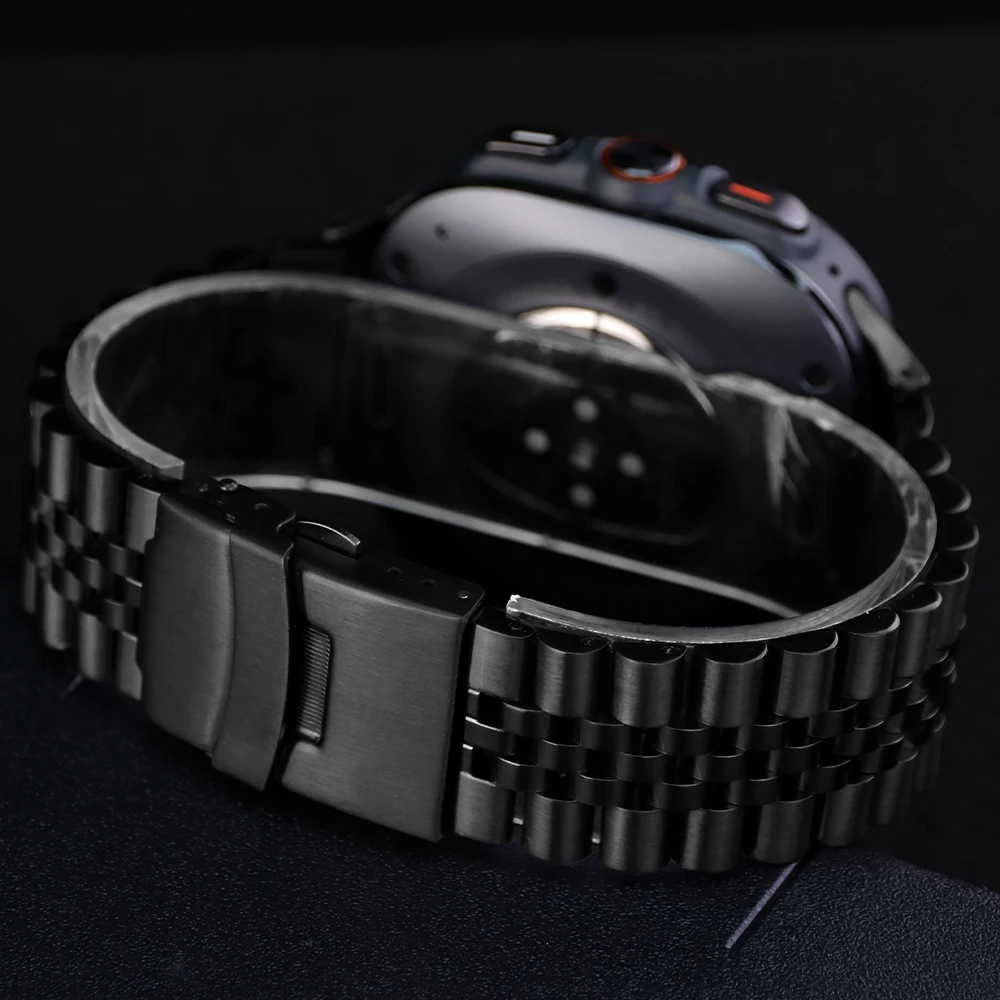 Ремешок из нержавеющей стали для Samsung Galaxy Watch Ultra 2025, металлический деловой ремешок для Samsung Watch Ultra 47 мм, сменный браслет