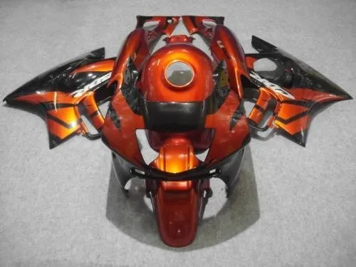 Motorcycle Fairing Kit for HONDA CBR600F3 1996 1995 CBR600 F3 95 96 CBR 600 F3 ABS Orange black Fairing kit+gifts-Hey