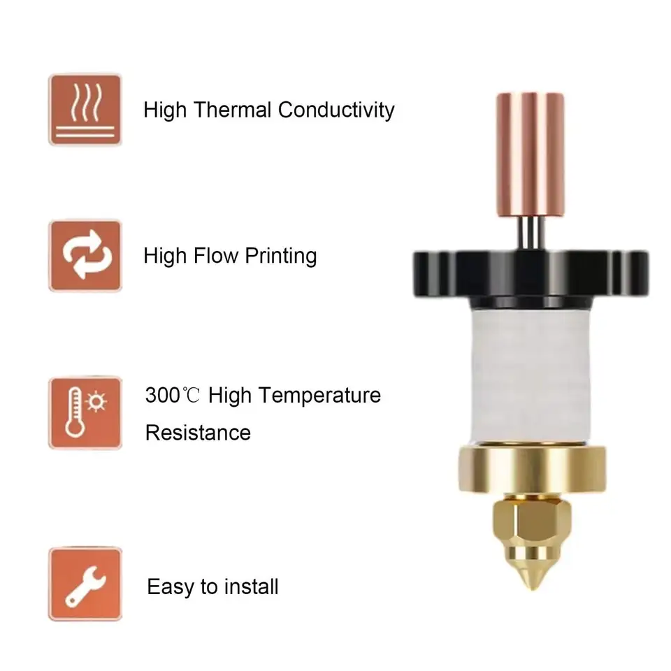 سخان سيراميك Creality Ender 3 V3 KE لـ K1 /K1 Max مستشعر خرطوشة الثرمستور Hotend وتسخين سيراميك 24V 60W - 2