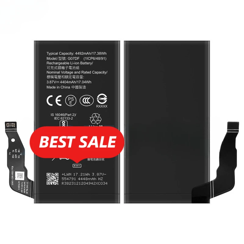G07DF for Google Pixel 8A Phone Battery 0 Cycle High Quality High Capacity Battery Replacement Bateria Grade A Cell with Tools