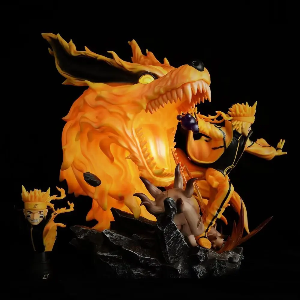 Hokage, Burning Wind GK Ninja, Whirlpool Naruto, Nine Lamas Immortal mode figure, the model can shine