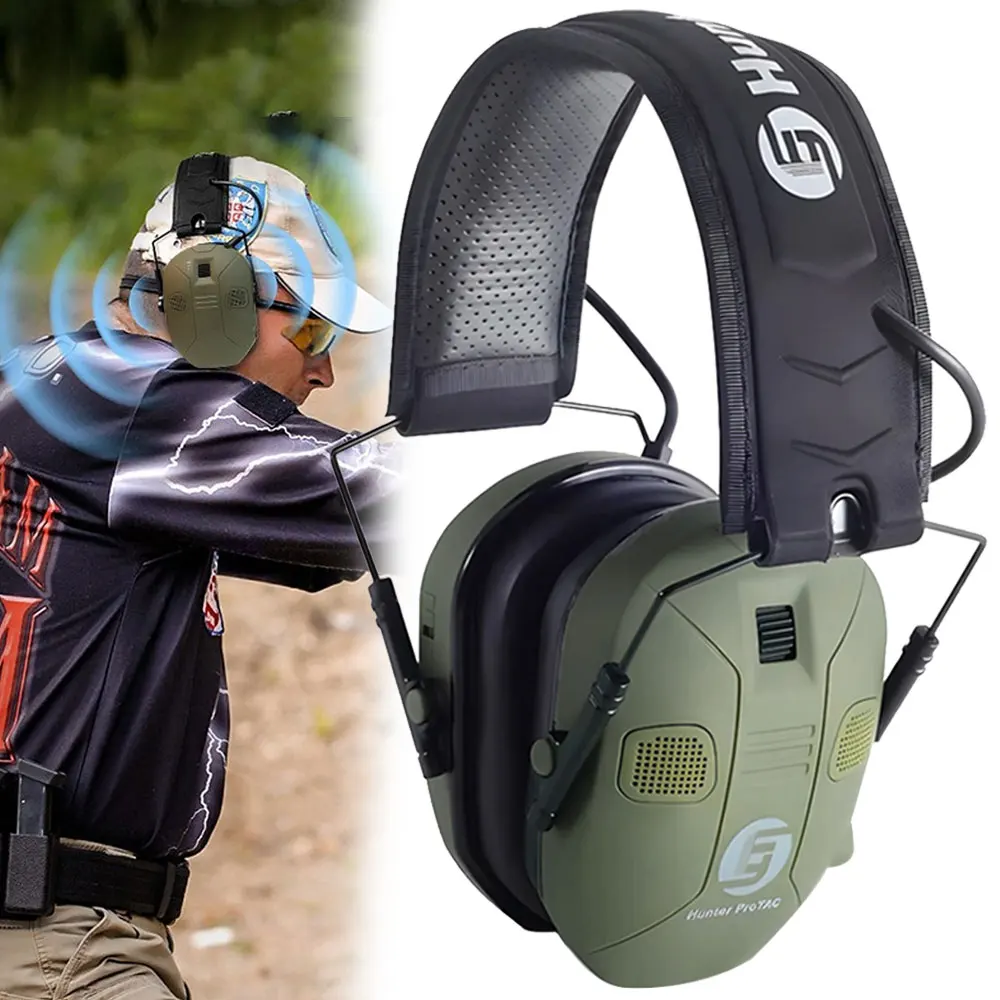 Active Noise Reduction Professional Tactical Headphones Suitable for Shooting Training Ranges with Sound Isolation Function