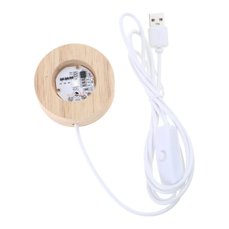 

5ASD Светодиодный свет Основание красочное/белое/теплое световое круглое выставочное выставочное искусство для стеклянное