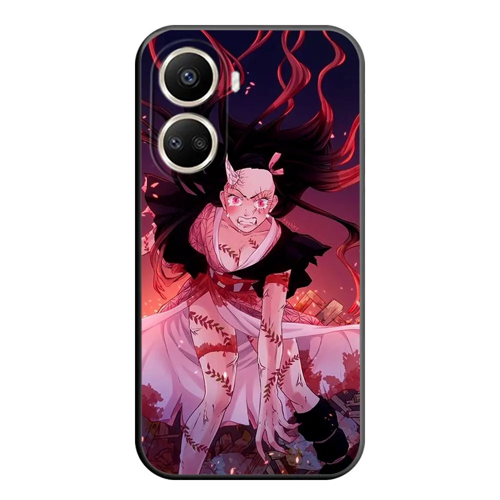 أنيمي شيطان القاتل Tanjiro جراب هاتف لهواوي نوفا 3I 7I 8I 9 P30 الشرف 400 20 90 X6B X7A X7B X7D X9D X8B X9 X9B X9A حافظة من البولي يوريثان #5