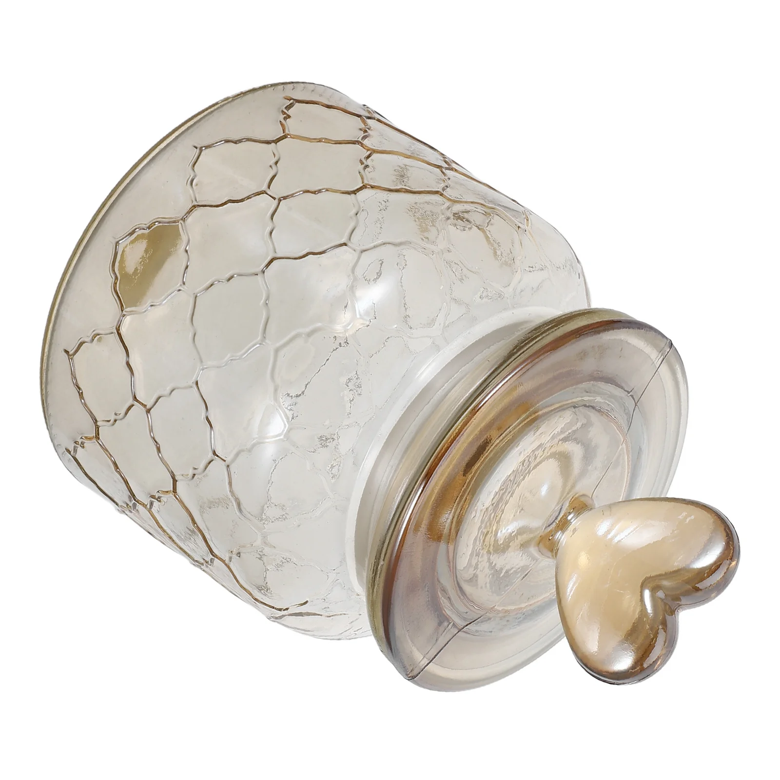 

Clear Glass Storage Jar with Lid Stable Sealing Container for Candy Snacks Herbal Tea Nuts Glass Jar Wedding Candy Holder